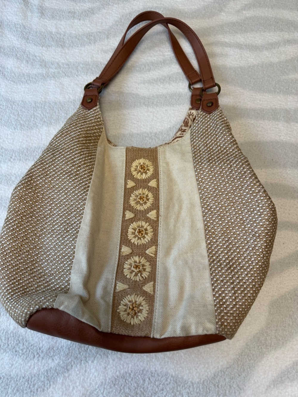 Sakroots Roma Shopper Bag with Embroidered Accent